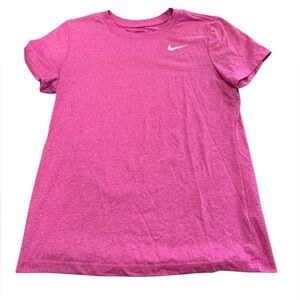 Nike Dri-FIT Short Sleeve Training Tee Heather Pink - Small